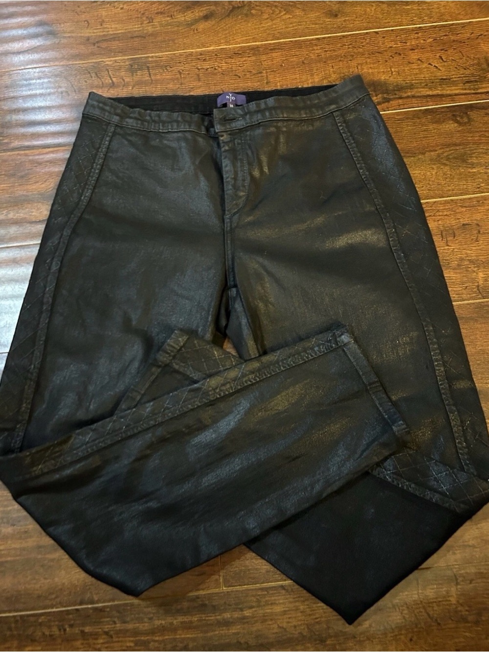 NYDJ 16 Black Coated Leging